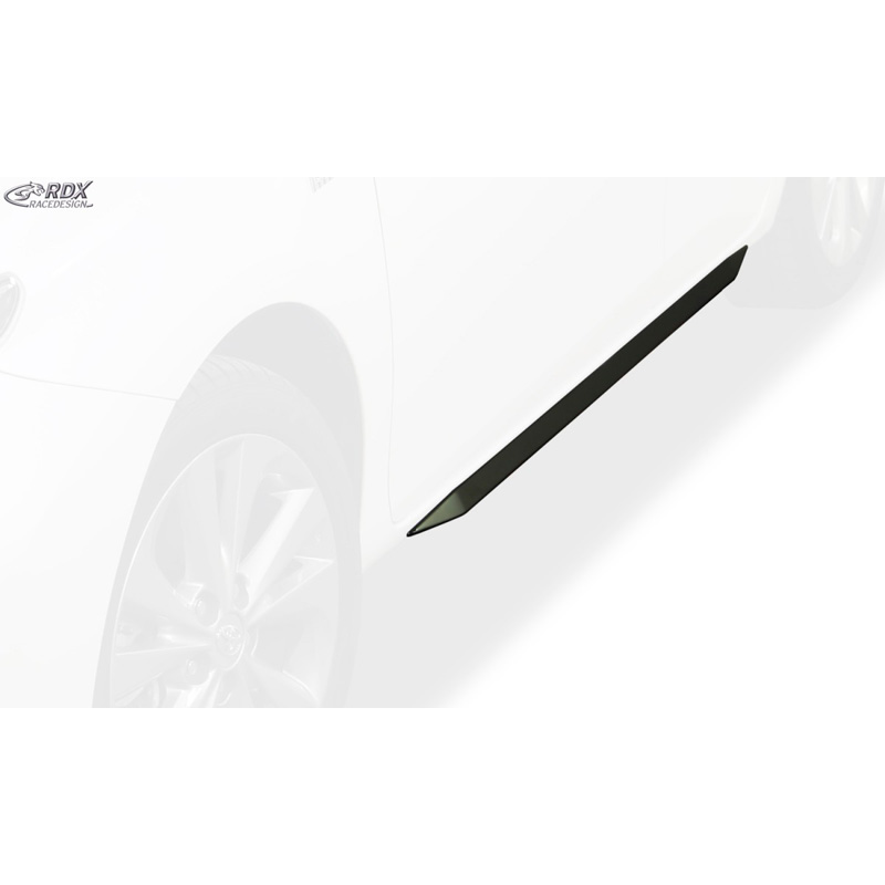 Sideskirts 'Slim'  Toyota Auris E180 2012-2015 (ABS zwart glanzend)