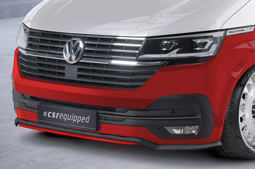 Voorspoiler VW T6.1 Glans zwart