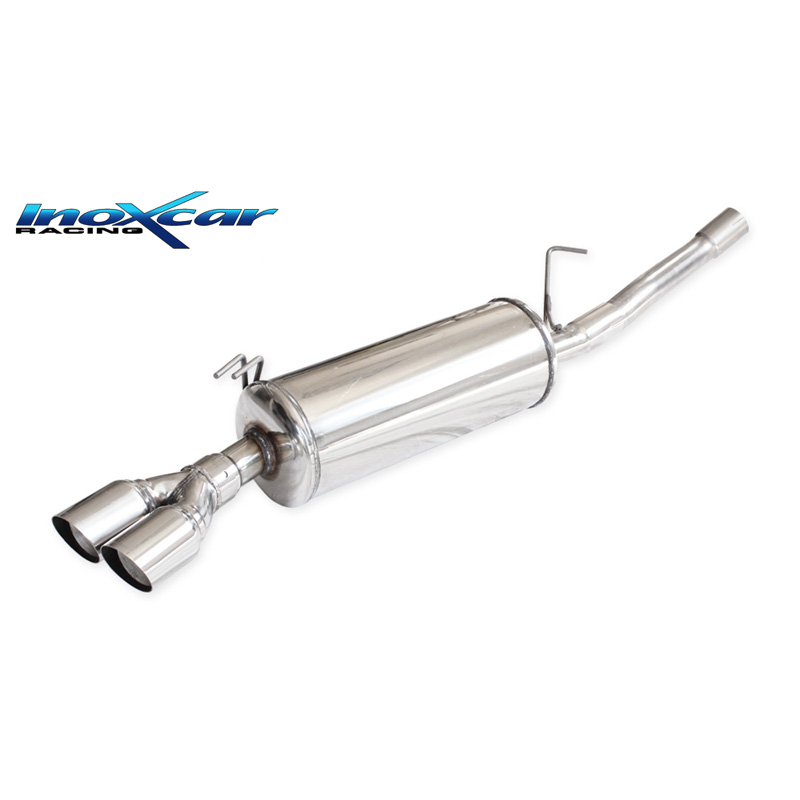 100% RVS Sportuitlaat  Fiat Barchetta 1.8 1995-2003 2x70mm Racing