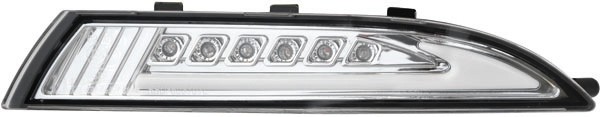 Knipperlichten VW SCIROCCO 08-13 LED HELDERGLAS/Chroom