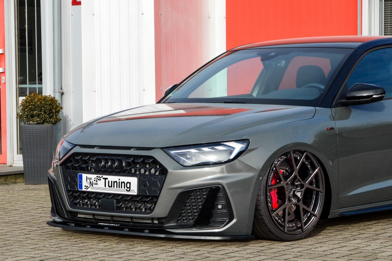 Voorspoiler Audi A1 GB S-Line Sportback Glans Zwart
