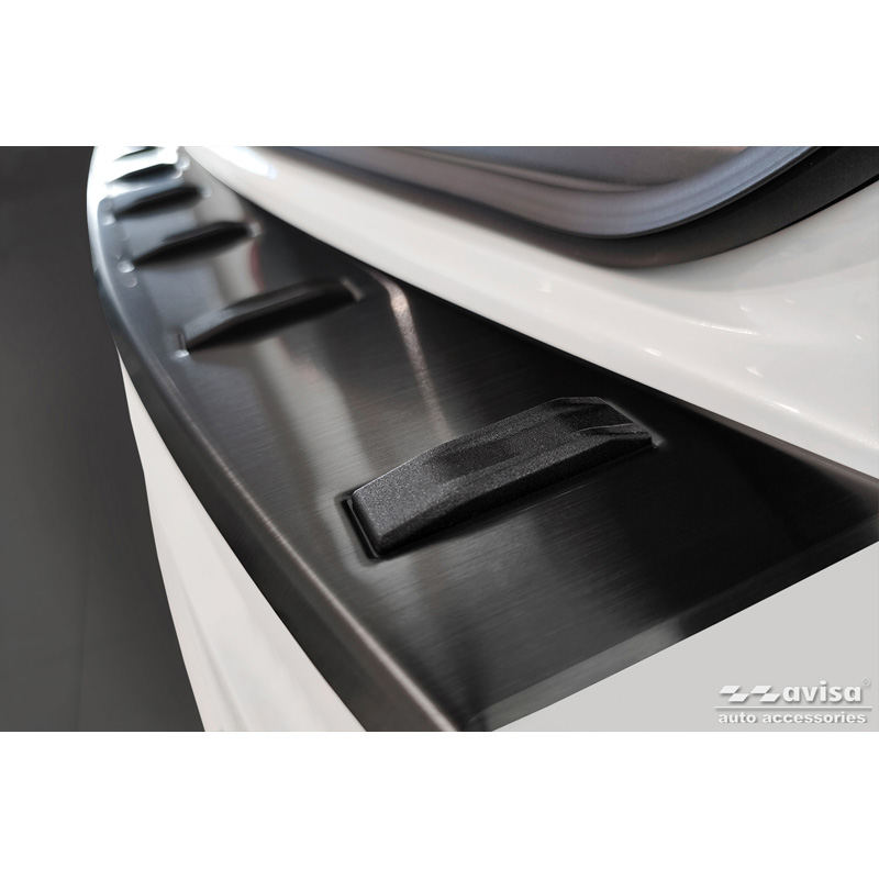 Zwart RVS Achterbumperprotector  Mazda CX-60 (KH) 2022- 'STRONG EDITION'