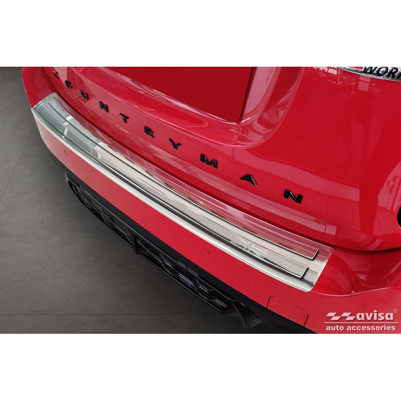 RVS Achterbumperprotector  Mini Countrymann F60 FL 2020-2023 'British Flag'