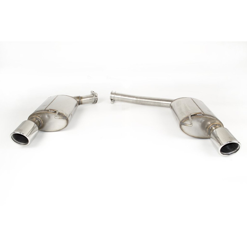 Dubbele RVS Sportuitlaat  Audi A4 (B8) Avant 2.0 TSI 155kW 2007-2011 90mm