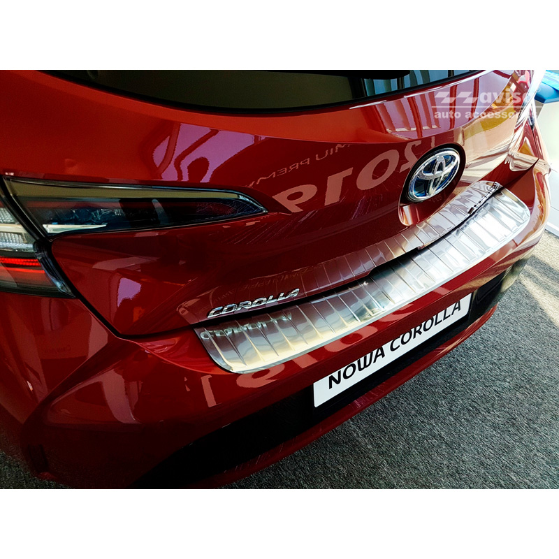 RVS Achterbumperprotector  Toyota Corolla XII HB 2019- (incl. GR-Sport) 'Ribs'