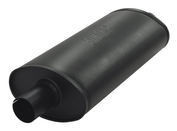 demper BIG ovaal 111/185 L=420mm 2 inch (50,8mm) Simons Staal