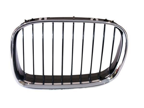grille, chroom, binnen chroom, links BMW 5 serie E39, 1996-2003