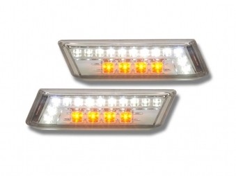 Led knipperlichten chroom BMW 5-serie E34 bj.88-95
