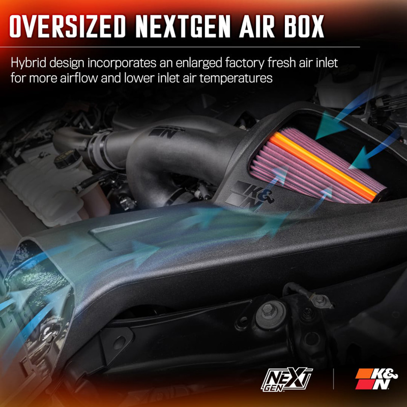 K&N NextGen Cold Air intake  Ford F150 & F150 Raptor 3.5L V6 2017-2020 (50-2609)