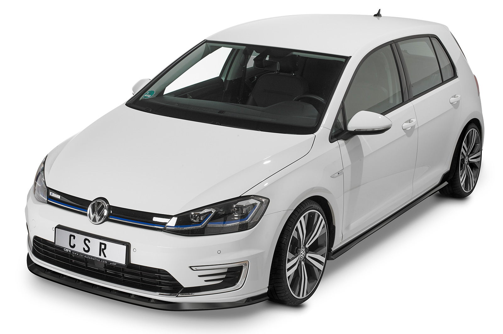Voorspoiler Volkswagen Golf-E Zwart Glans CSR