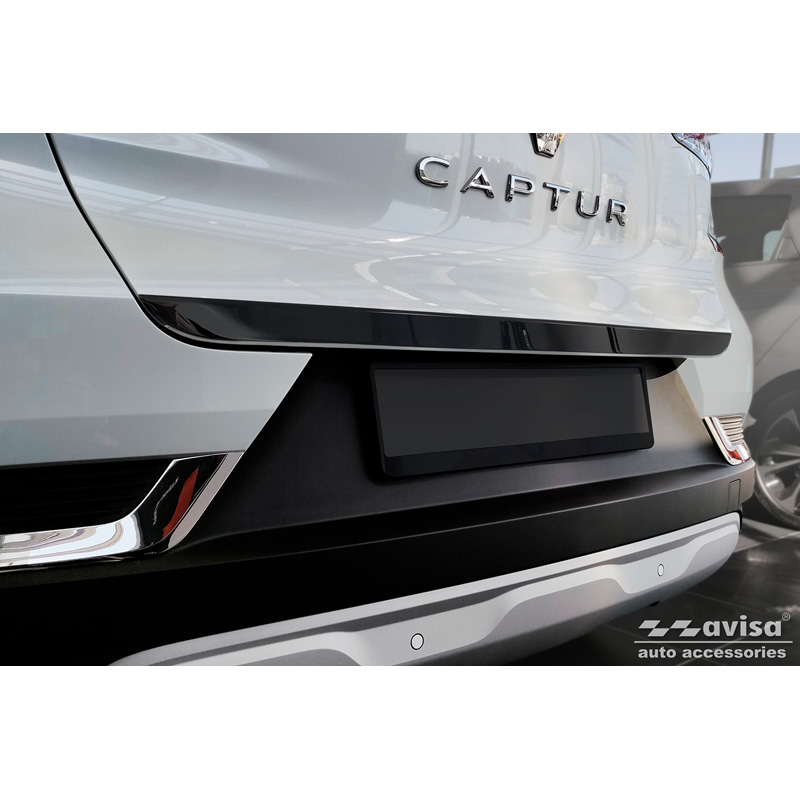Zwart Chroom RVS Kofferbak Sierlijst  Renault Captur II 2019- & Mitsubishi ASX II 2023-