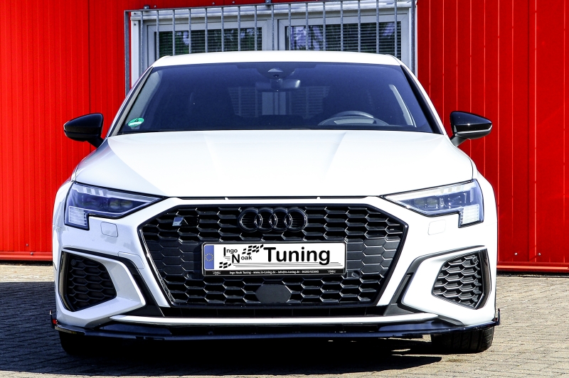 Voorspoiler Audi A3 8Y S3 S-Line Glans Zwart