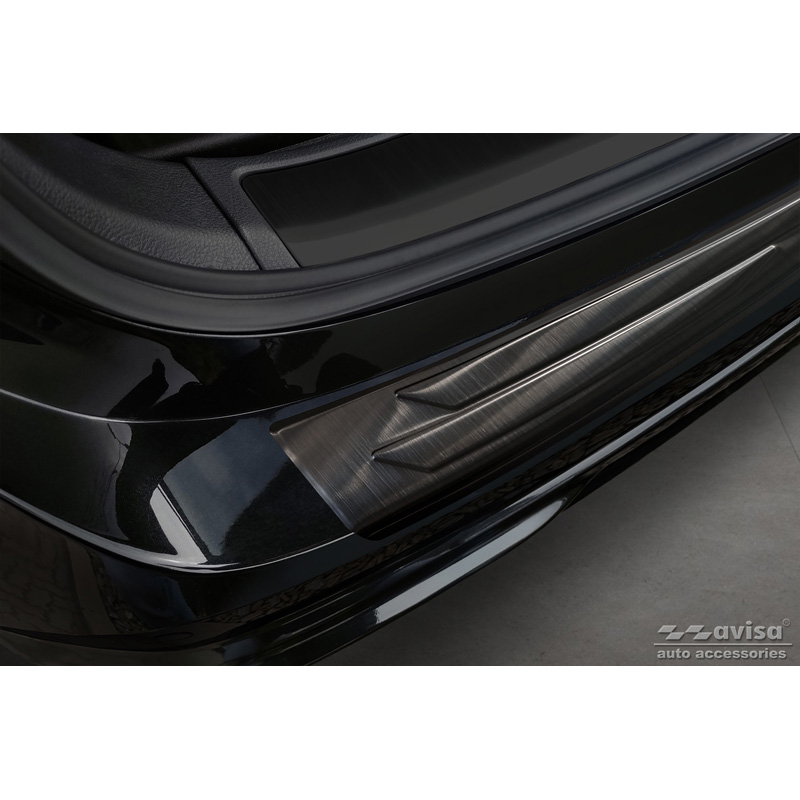 Zwart RVS Achterbumperprotector  Lexus RX V 2022-