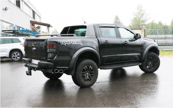 Ford Raptor final silencer exit laterally right on the vehicle - 2x115x85 type 38 left