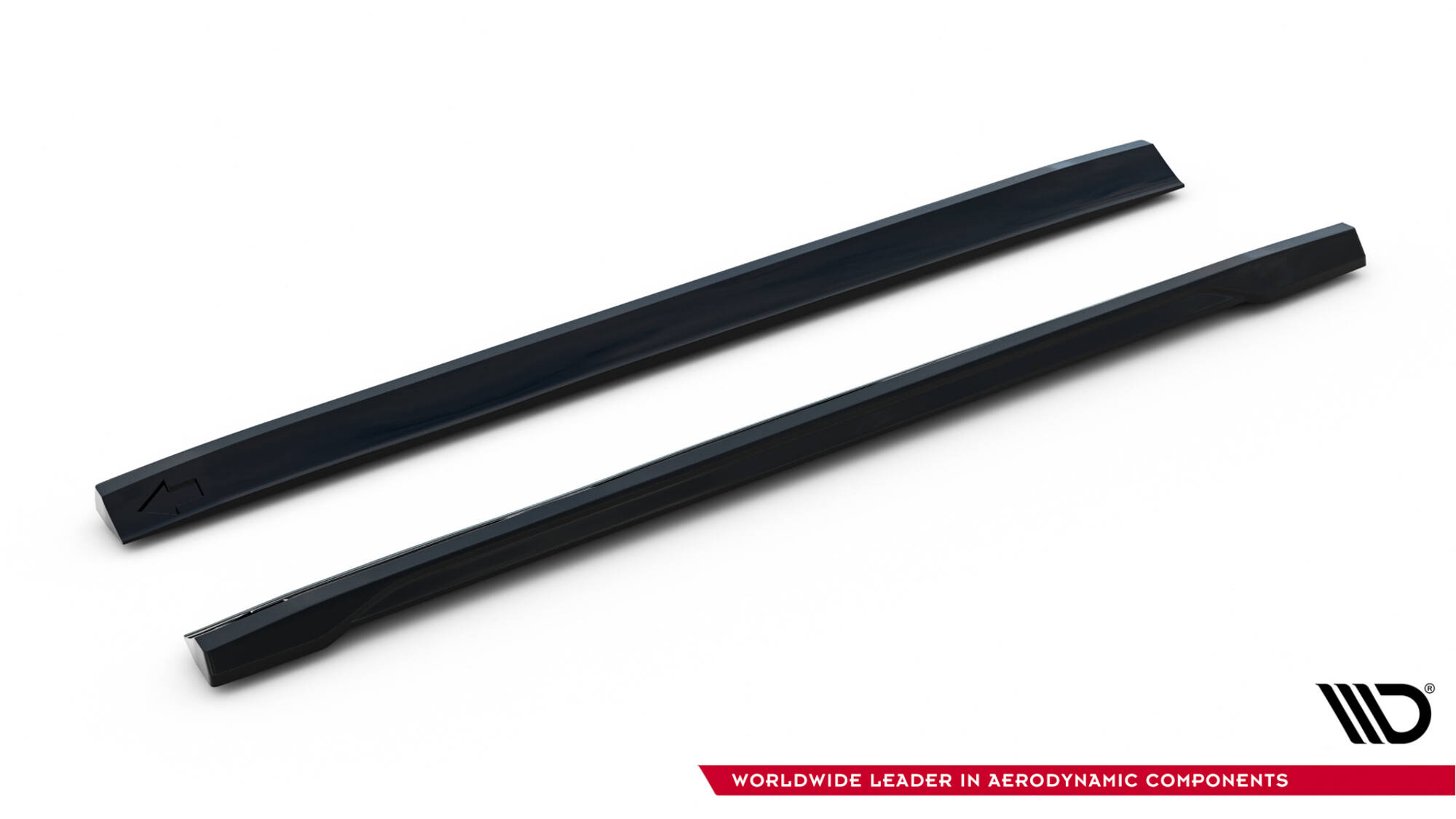 Zijskirts Volvo XC60 MK2 Maxton Glanzend zwart