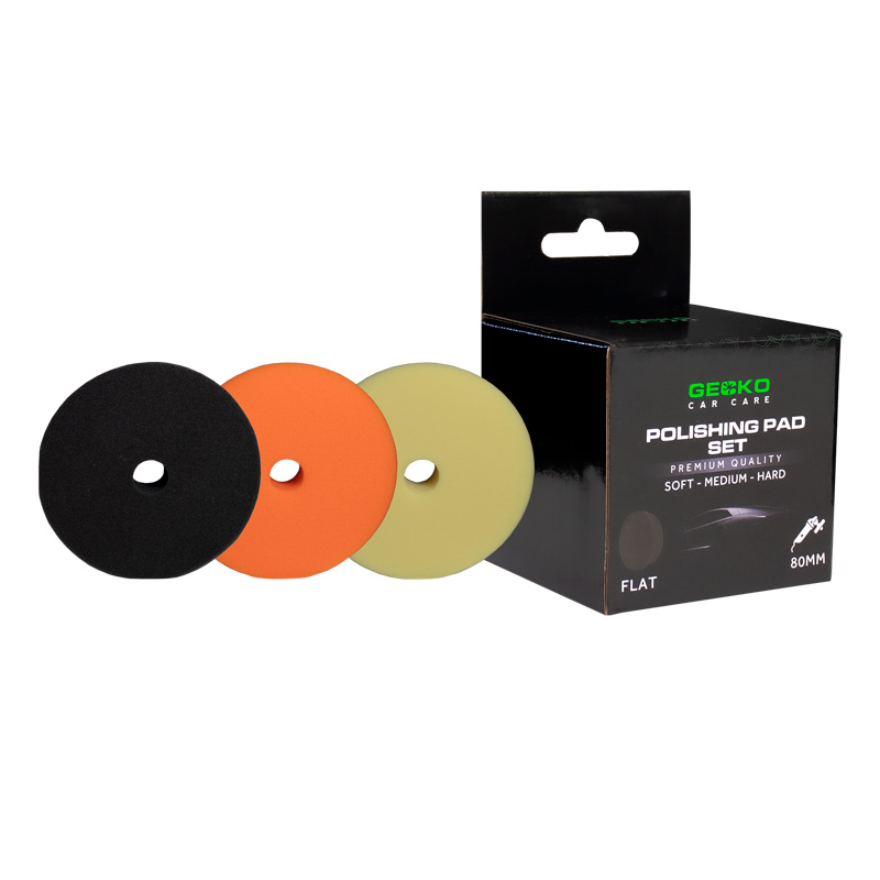 Gecko Polijstpads 80mm 3-stuks