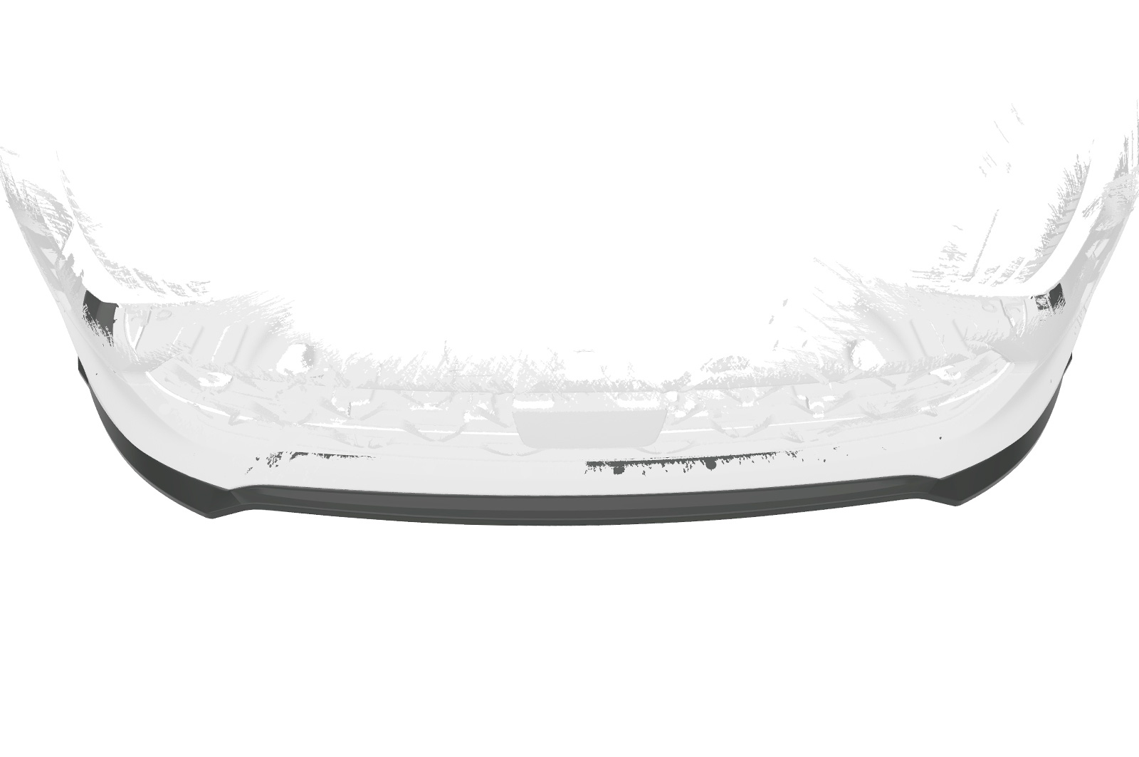 Voorspoiler Kia Rio 4 (YB) CSR Glans Zwart