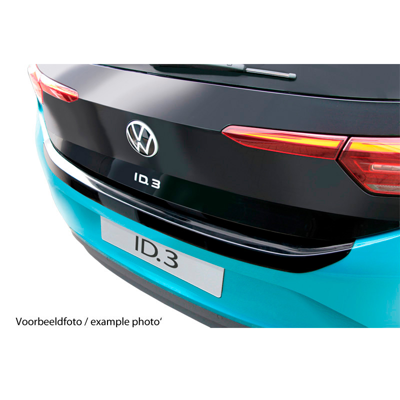 ABS Achterbumper beschermlijst  Audi A4 Avant 2008-2012 Glanzend zwart