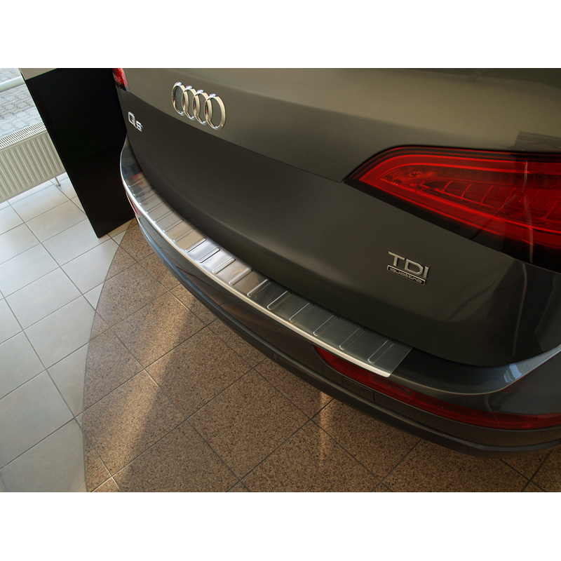 RVS Achterbumperprotector  Audi Q5 2008-2012 & 2012- 'Ribs'
