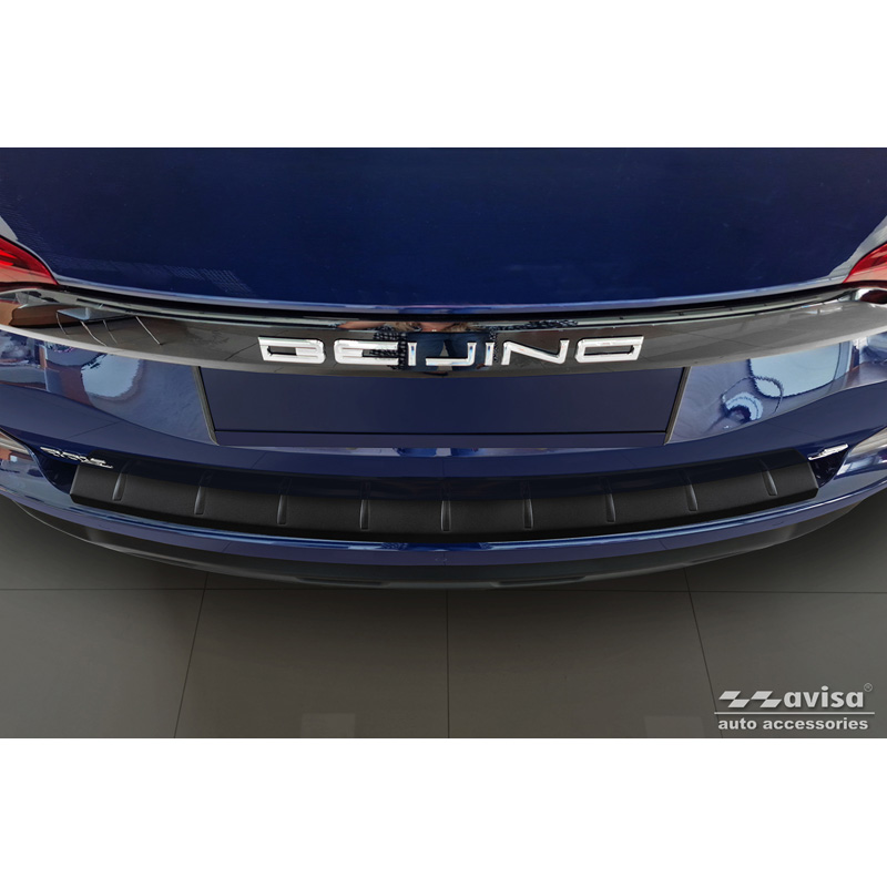 Matzwart RVS Achterbumperprotector  BAIC Beijing 3 (X35) 2023- 'Ribs'