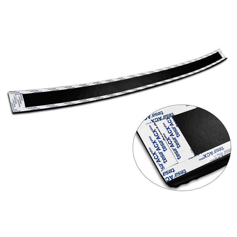 Matzwart Aluminium Achterbumperprotector  Volkswagen Multivan T7 2021- 'Riffled plate'