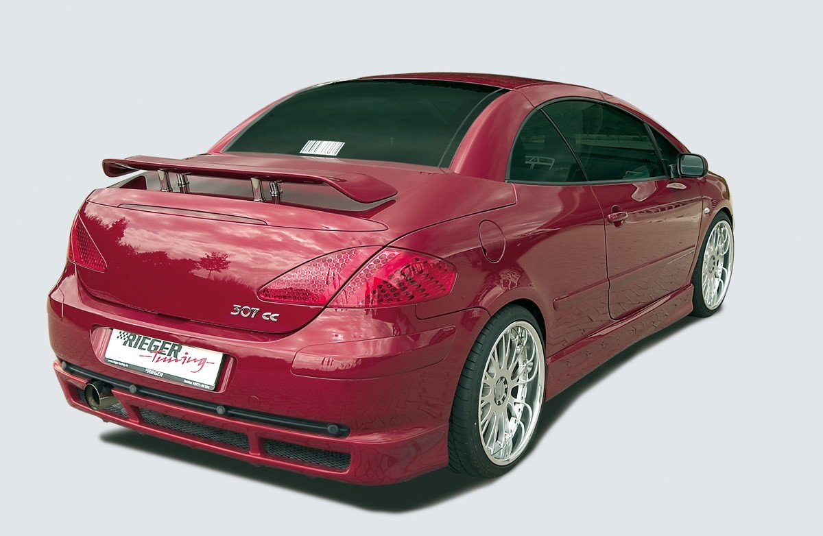 Achterbumper Diffusor Peugeot 307 CC Rieger