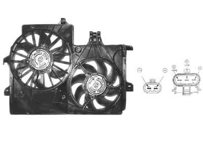 ventilator, 1.7 DTi, airco Opel Meriva, 2003-2010