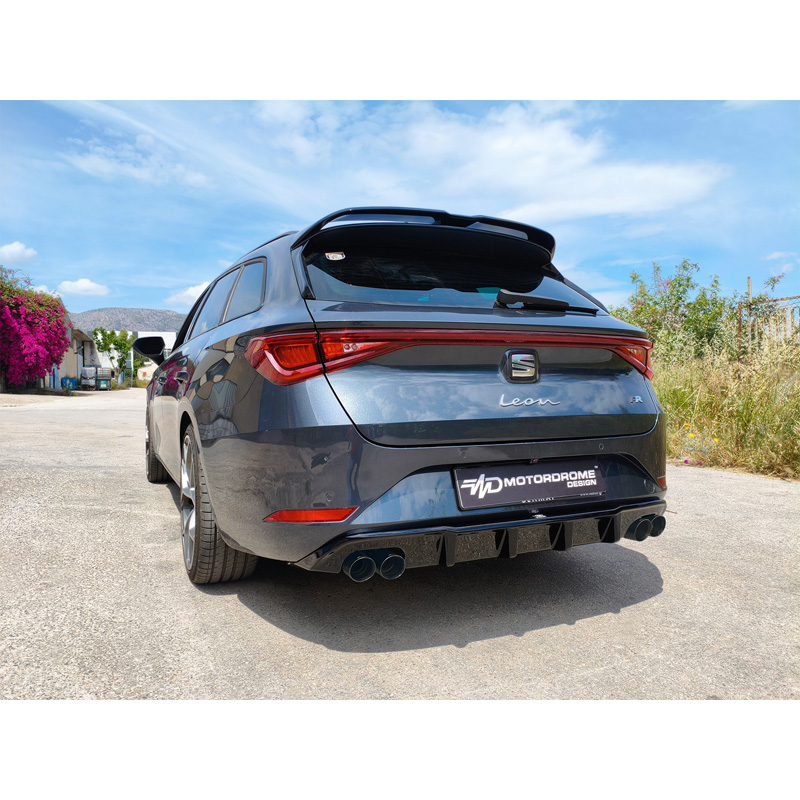 Motordrome Achterbumperdiffuser  Seat Leon IV (KL8) Sportstourer FR 2020- (ABS)