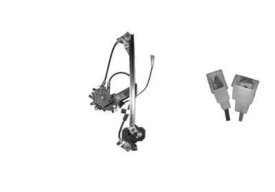 raammechanisme, incl motor, achterportier, rechts Mercedes C kla