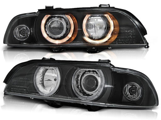 Koplampen passend voor BMW E39 Angel Eyes voor xenon