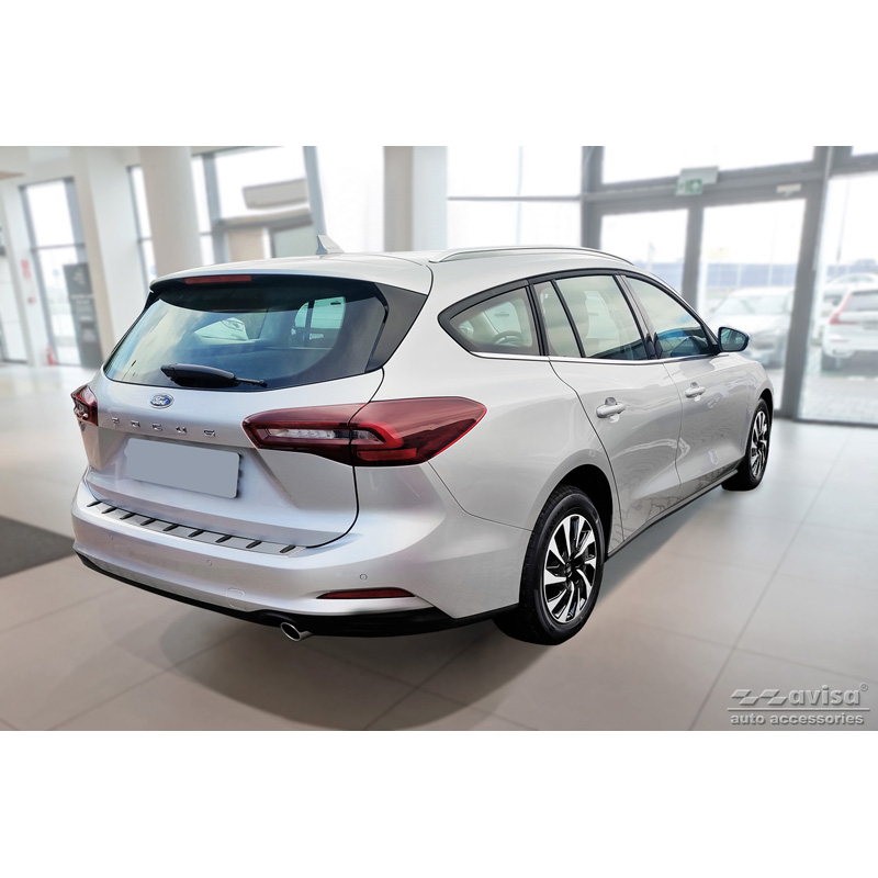 RVS Achterbumperprotector  Ford Focus IV Wagon incl. ST-Line 2018- 'STRONG EDITION'