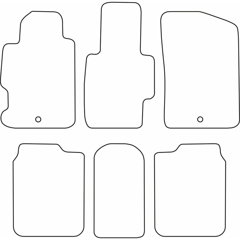 Automatten  Honda FR-V 2004-2010 6dlg