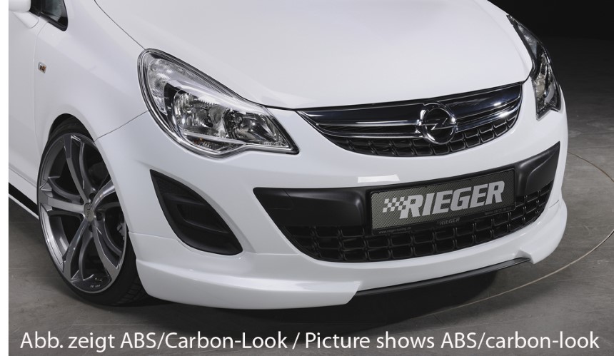 Spoilerzwaard Opel Corsa D Rieger