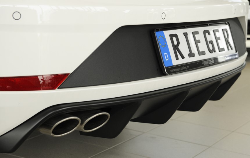 Diffuser Seat Leon FR (5F) Rieger dubbele uitlaat links