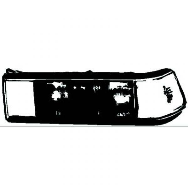 Achterlicht links SCIROCCO 08->> VALEO met FITTING