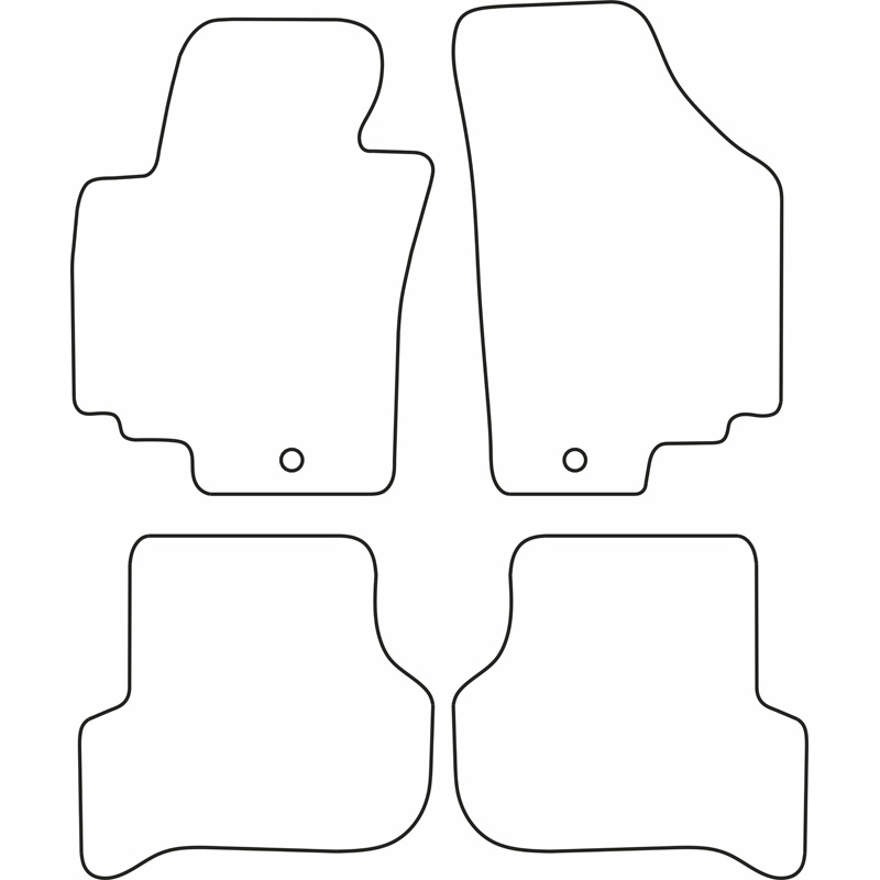 Automatten  Seat Altea 2008-
