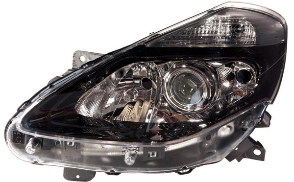 Koplamp rechts CLIO 09->> H1+H7+H7
