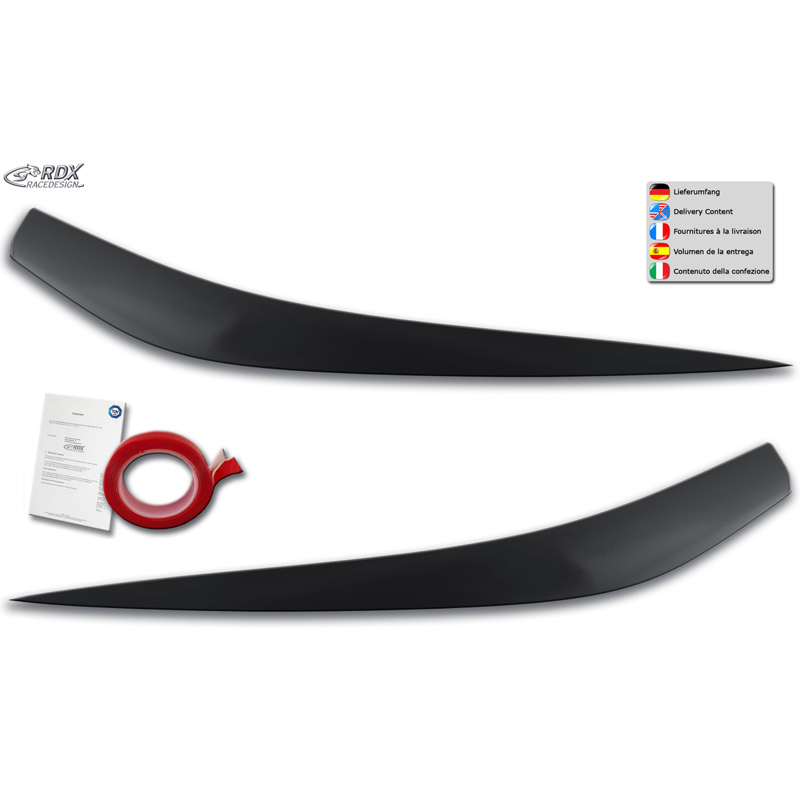 Koplampspoilers  Kia Ceed (CD) & ProCeed (CD) 2018- (ABS)