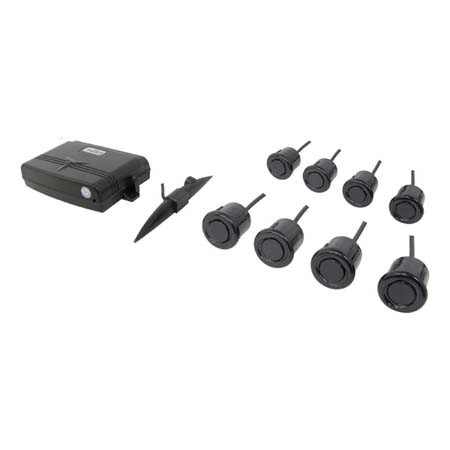 Parkeerhulp 8 sensoren LED display, inbouw