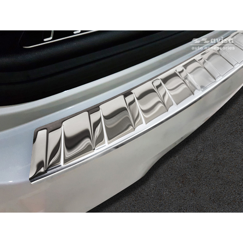 RVS Achterbumperprotector  BMW X3 (G01) 2017-2021 & Facelift 2021-2024 excl. M-Pakket 'Ribs'