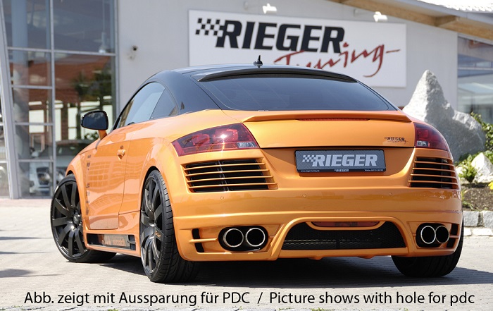 Achterbumper Audi TT 09.06- Rieger