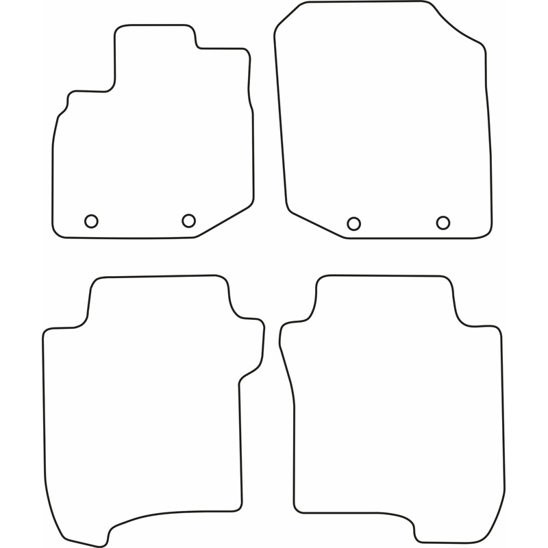 Automatten  Honda Jazz 2008-2011