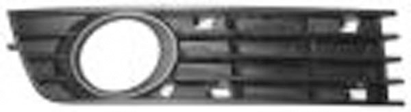 VoorBumper Grill rechts Audi Audi A4 8E 00-04 ZWART