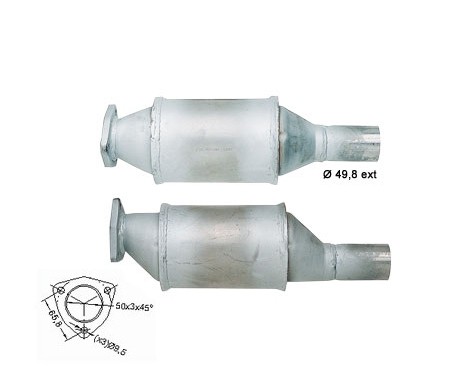 VW VENTO 1.8i 1781 cc 66 Kw / 90 cv ADZ Magnaflow CAT Bouwjaar: