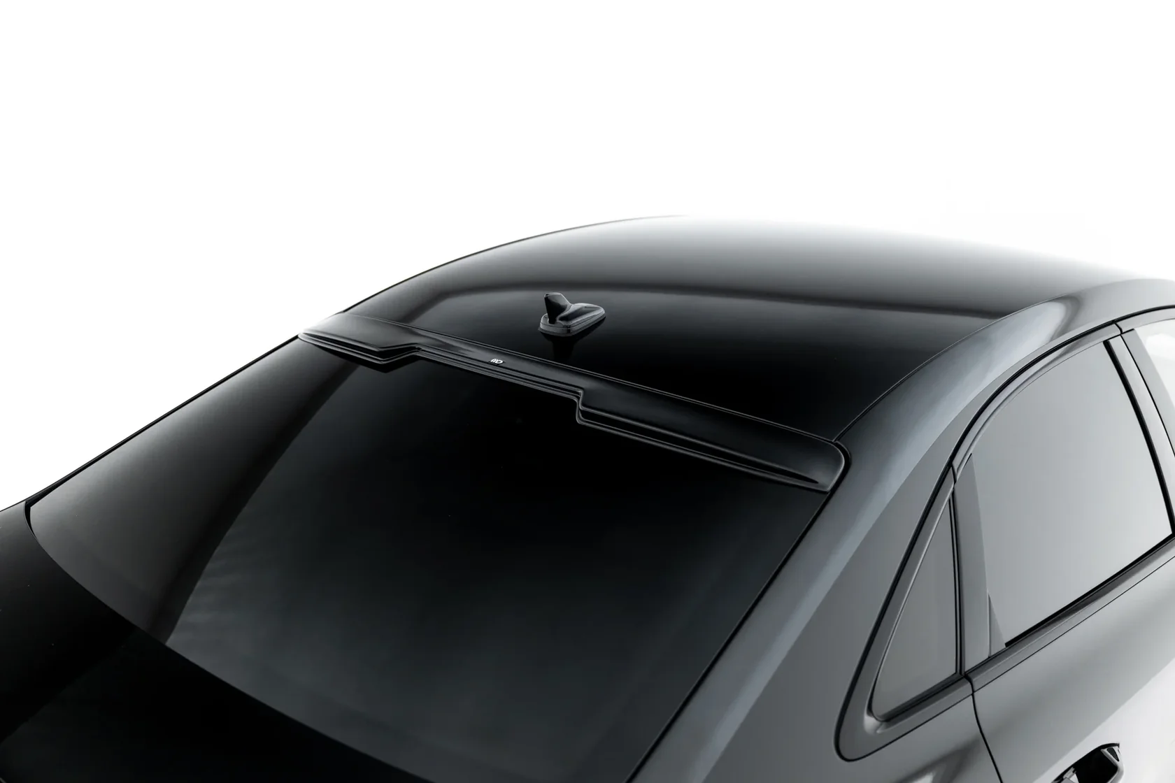 Hoge spoiler Audi A3 Sedan 8Y Facelift Maxton Glanzend zwart