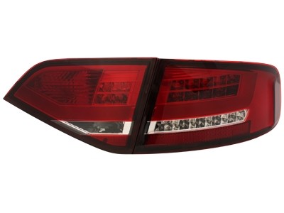 Achterlichten passend voor Audi A4 B8 07-11 Limousine Led Rood
