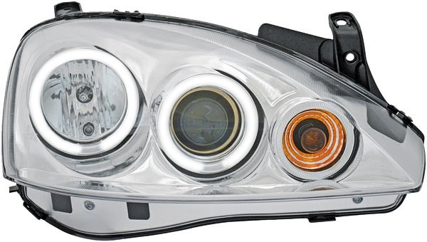 Koplampen Opel Corsa C 00-06 Chroom