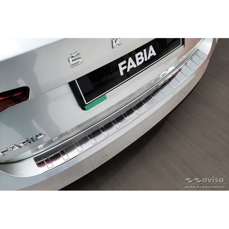 RVS Achterbumperprotector  Skoda Fabia IV Hatchback 2021- 'Ribs'