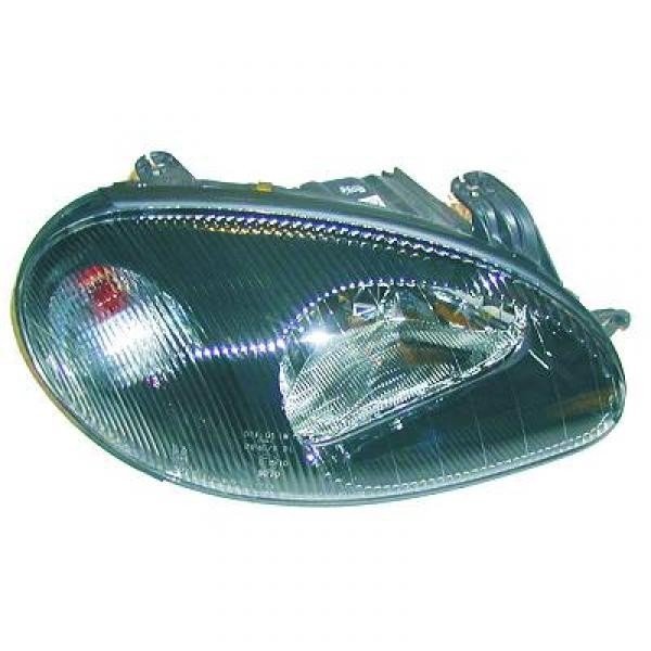 Koplamp links Chevrolet Lanos. 97->> ZWARTE