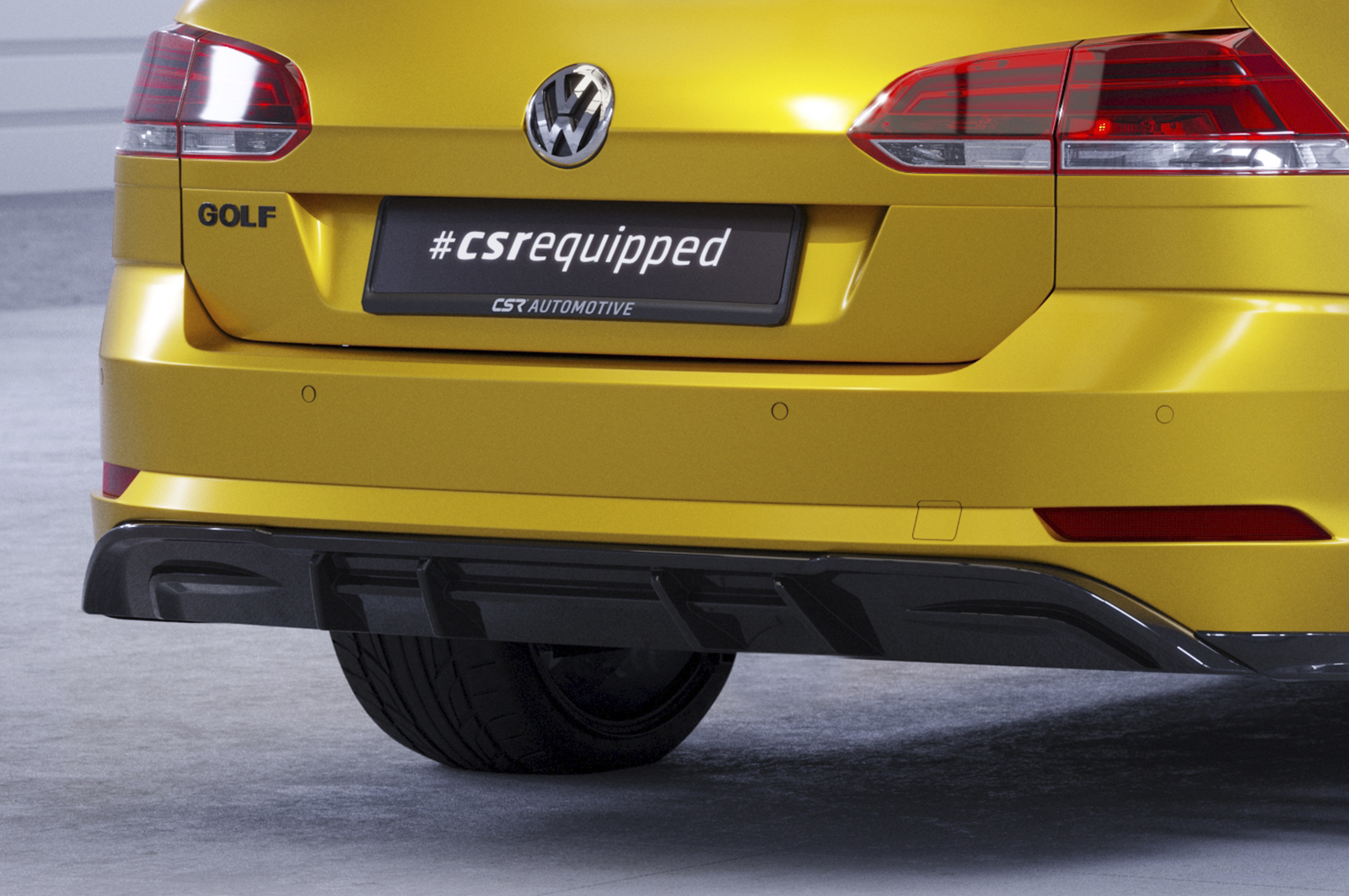 Diffuser Volkswagen Golf 7 Variant FL CSR Glans Zwart